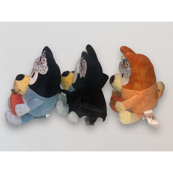 Bluey and Bingo Halloween Plush Pumpkin Vampire 12" Inches New 2024 - Picture 2 of 12